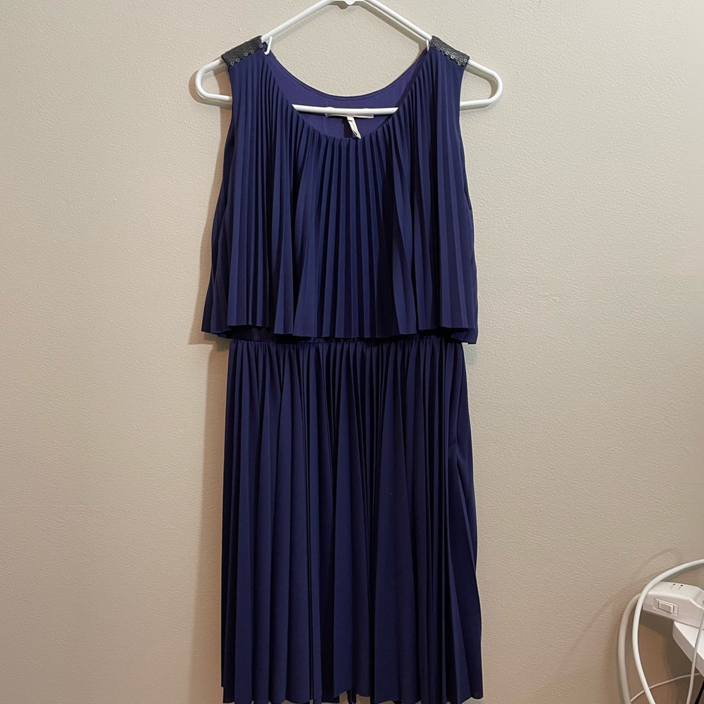 Halston Heritage Pleated Dress